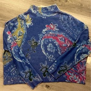 The Alani Cashmere Mock-Neck Sweater by Pilcro. Brand new